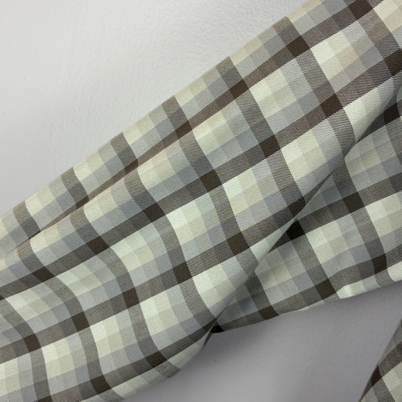 The North Face Cabincore Casual Plaid Long Sleeve Snap Front Shirt Large Grey - Picture 8 of 15